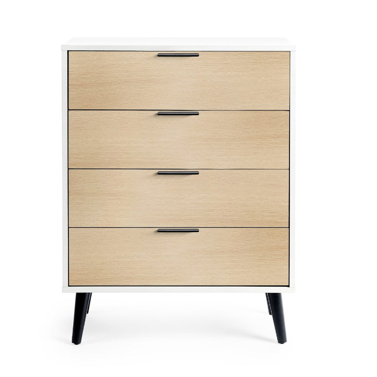 Wooden Chest Of 4 Drawers - Alba