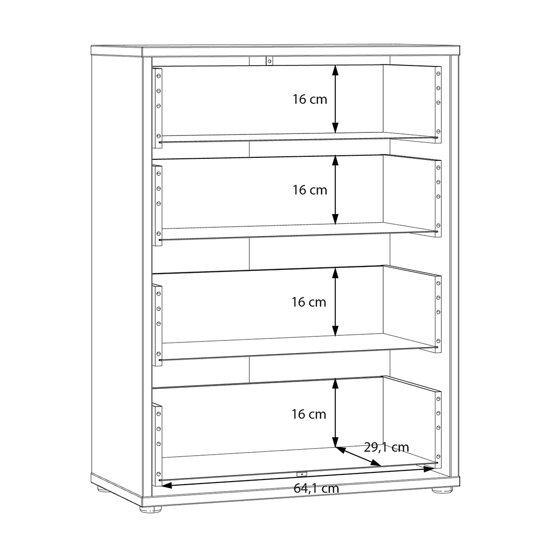 Wooden Chest Of 4 Drawers - Alice Springs