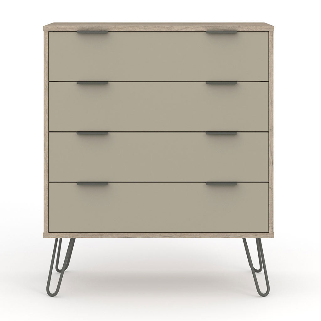 Wooden Chest Of 4 Drawers - Augusta
