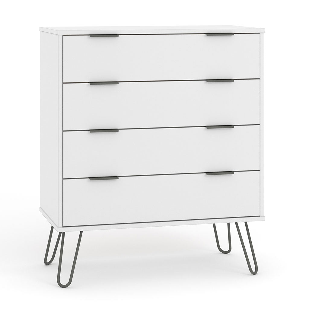 Wooden Chest Of 4 Drawers - Augusta