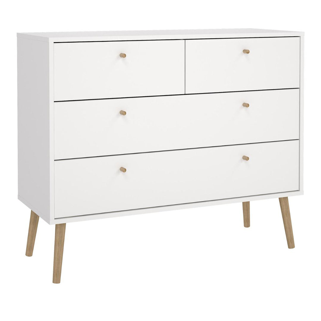 Wooden Chest Of 4 Drawers - Cumbria