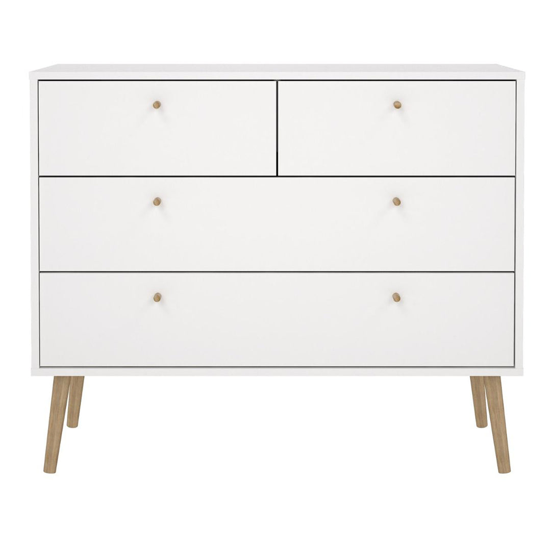 Wooden Chest Of 4 Drawers - Cumbria