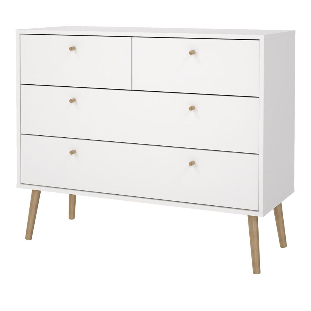 Wooden Chest Of 4 Drawers - Cumbria