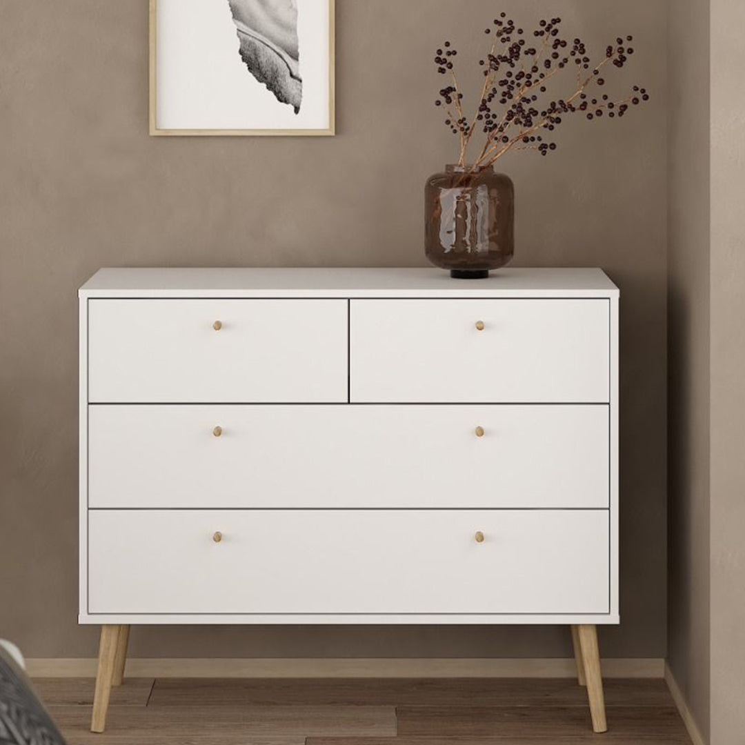 Wooden Chest Of 4 Drawers - Cumbria