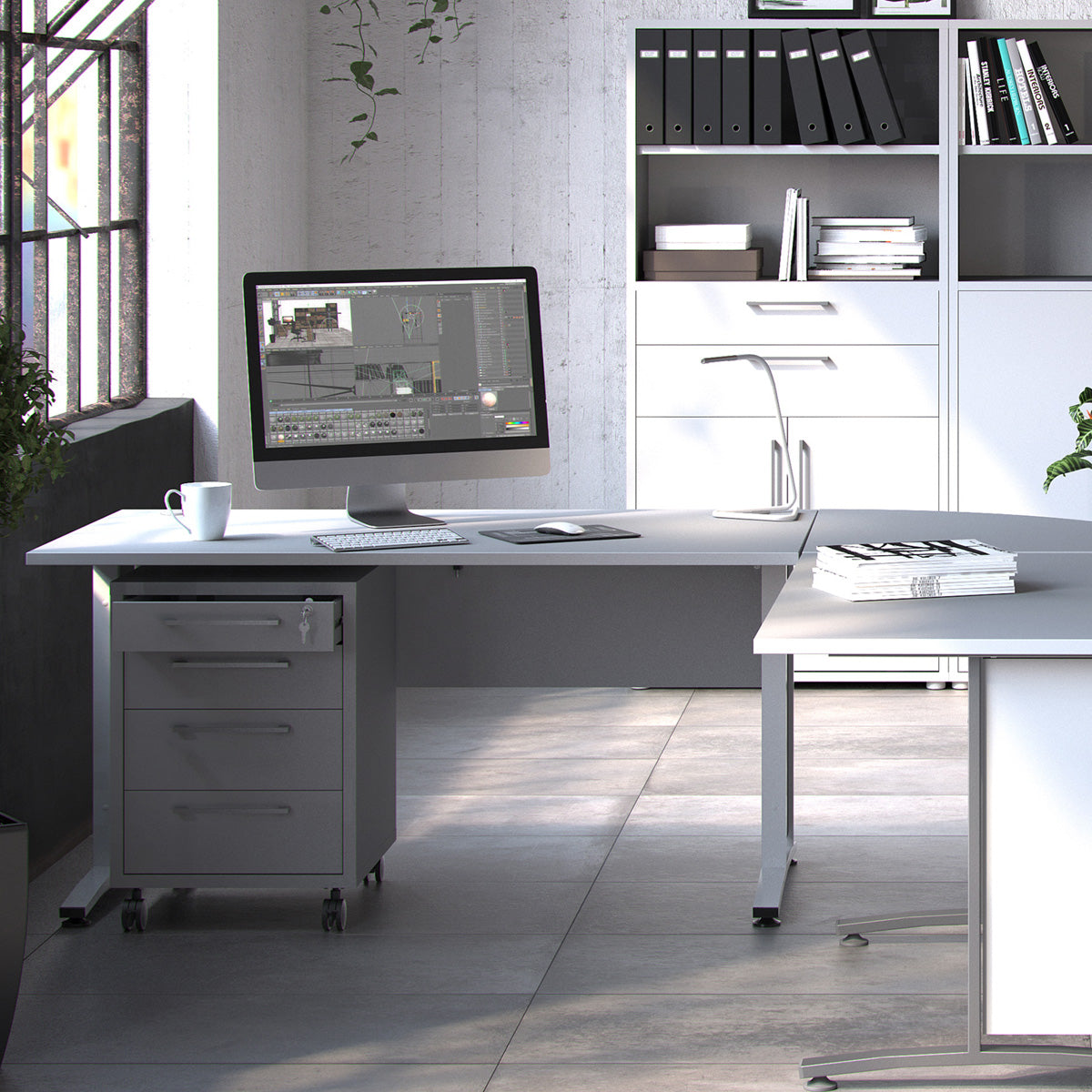 Wooden Chest Of 4 Drawers for Home And Office - Prima