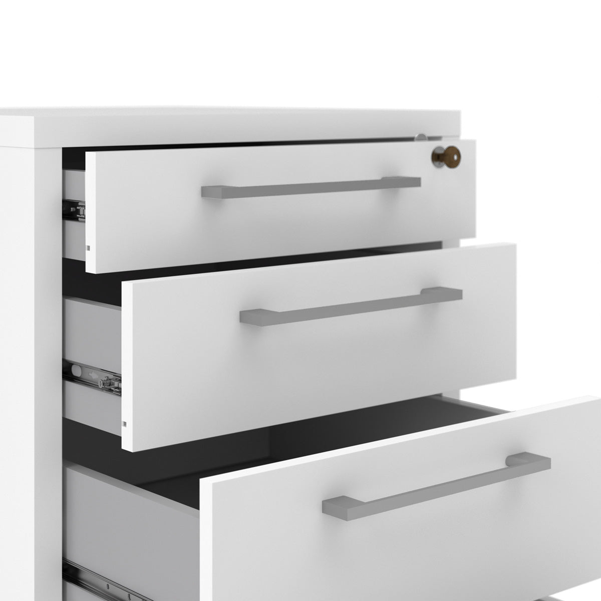 Wooden Chest Of 4 Drawers for Home And Office - Prima