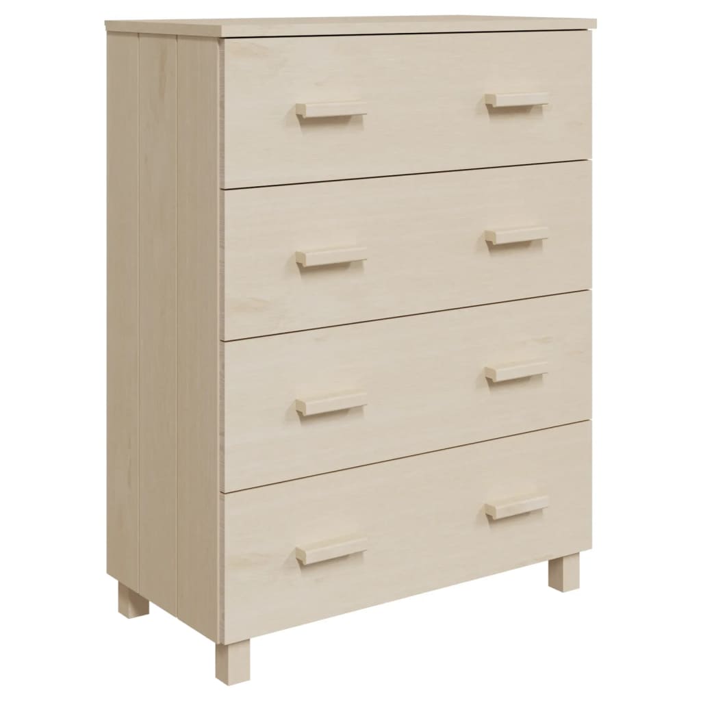 Wooden Chest Of 4 Drawers - Hamar