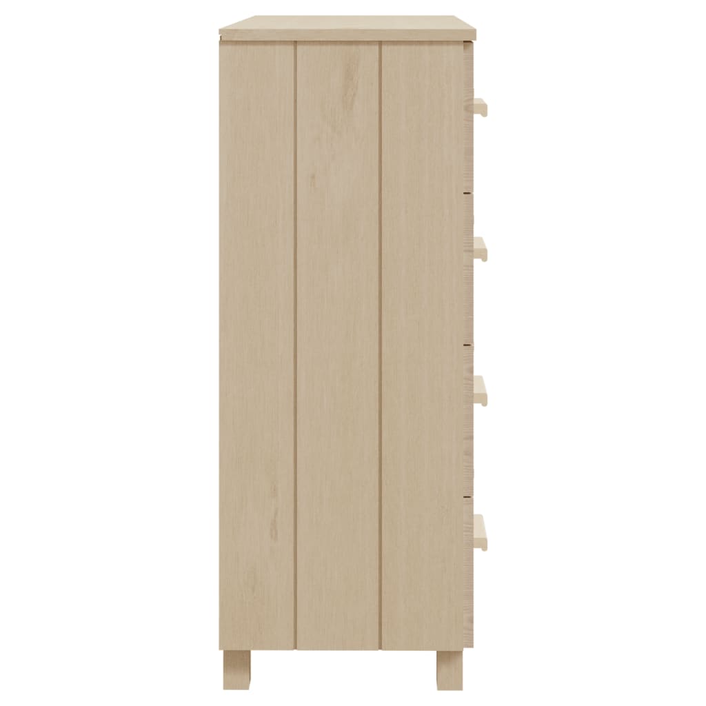 Wooden Chest Of 4 Drawers - Hamar