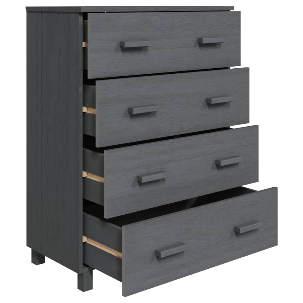 Wooden Chest Of 4 Drawers - Hamar
