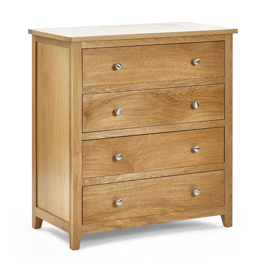 Wooden Chest Of 4 Drawers - Mallory