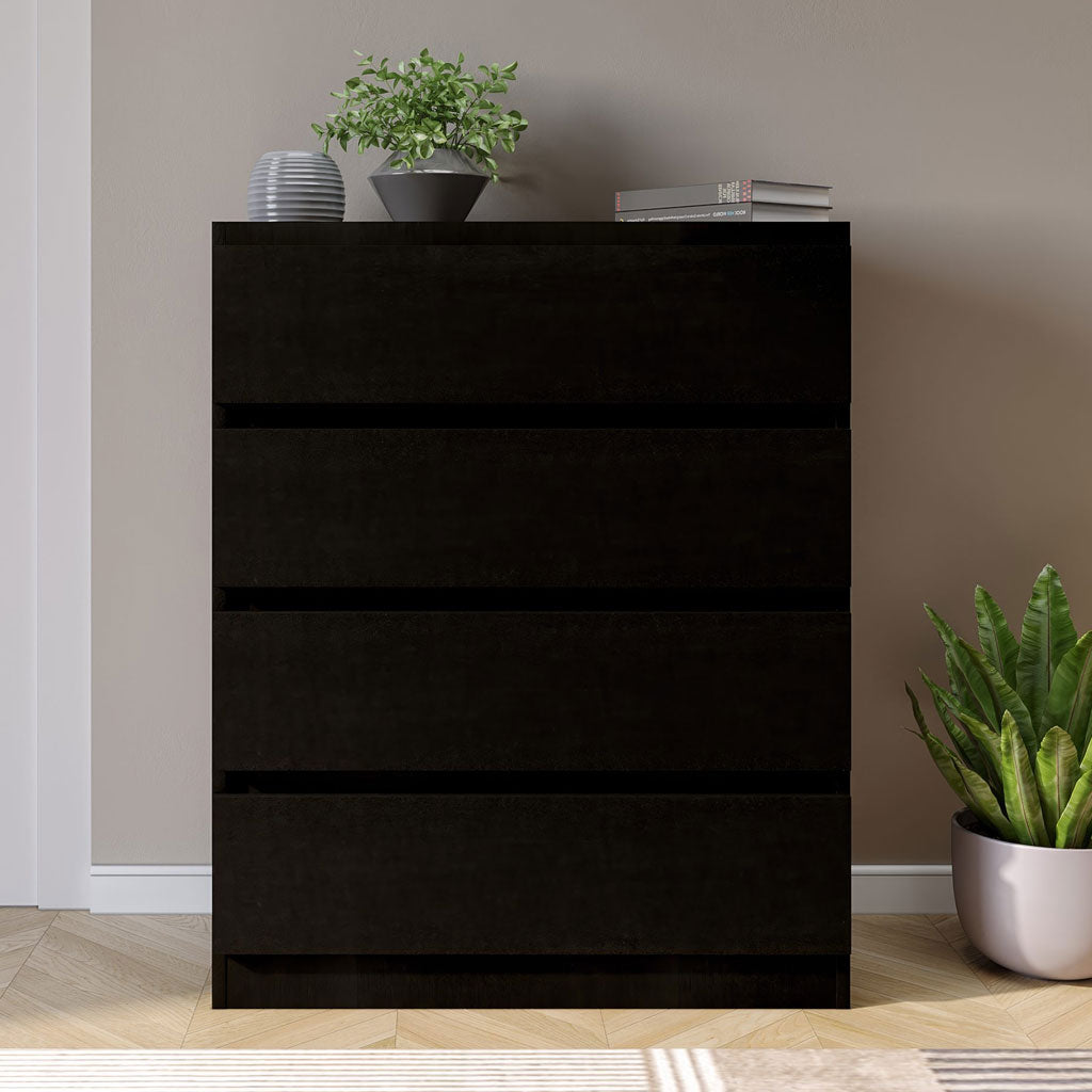 Wooden Chest Of 4 Drawers - Malvern