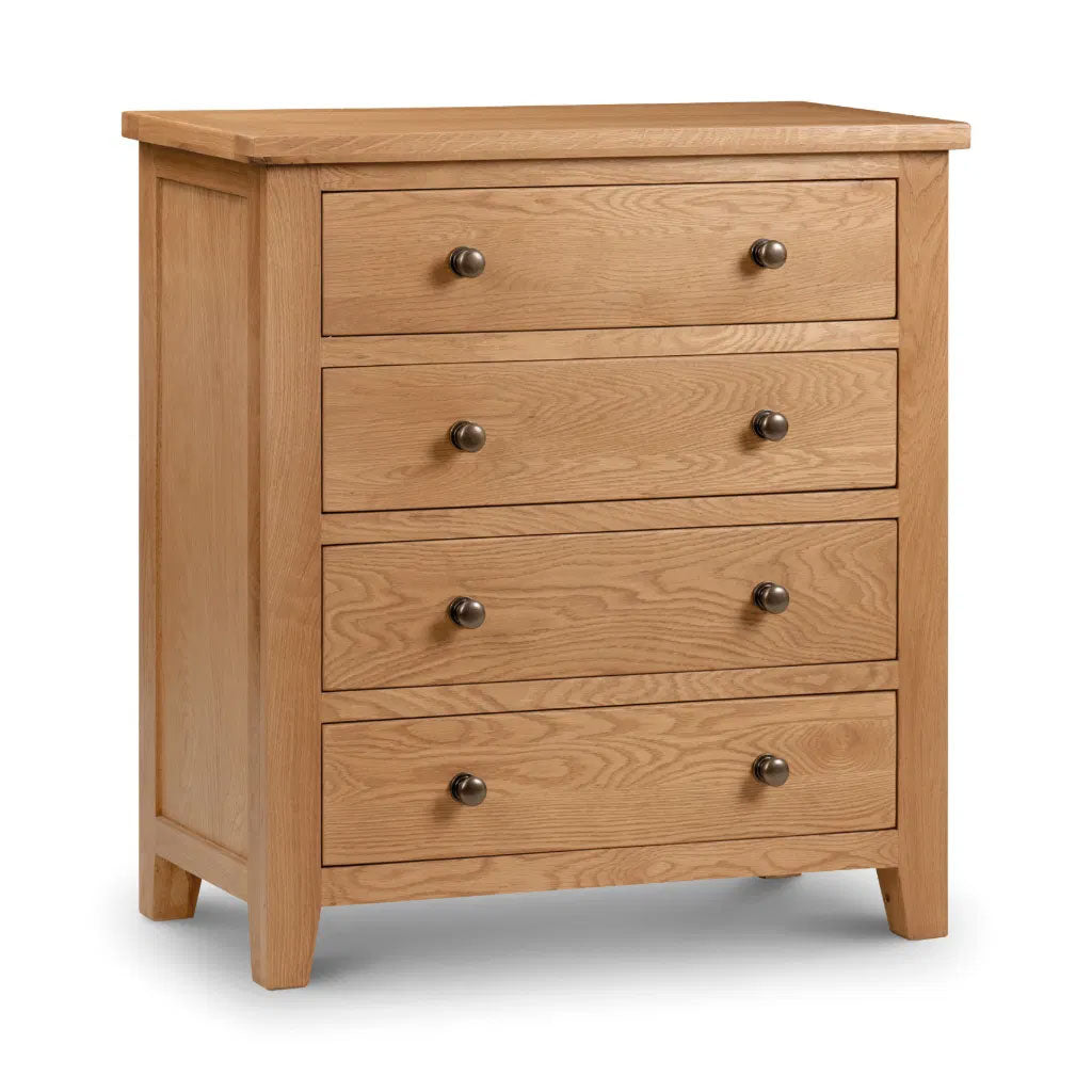 Wooden Chest Of 4 Drawers - Marlborough