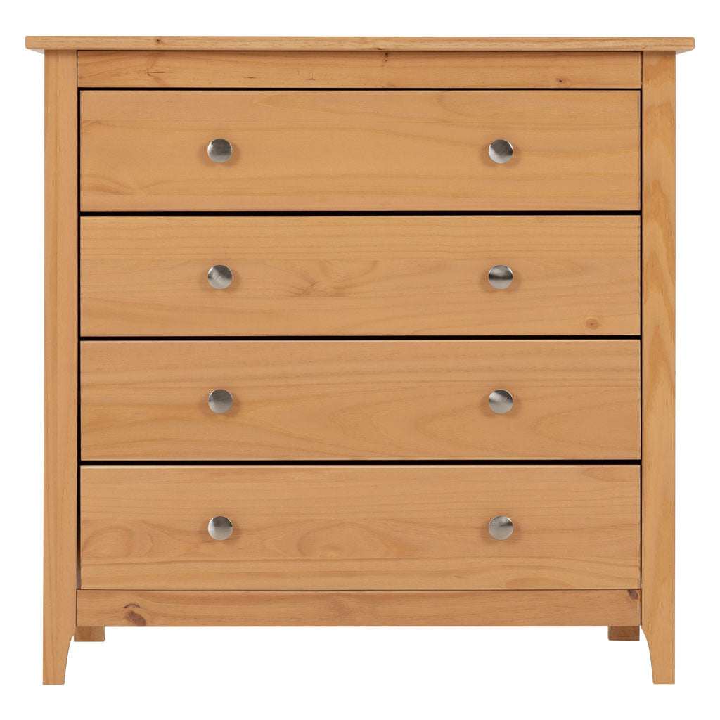 Wooden Chest Of 4 Drawers Wide - Oslo