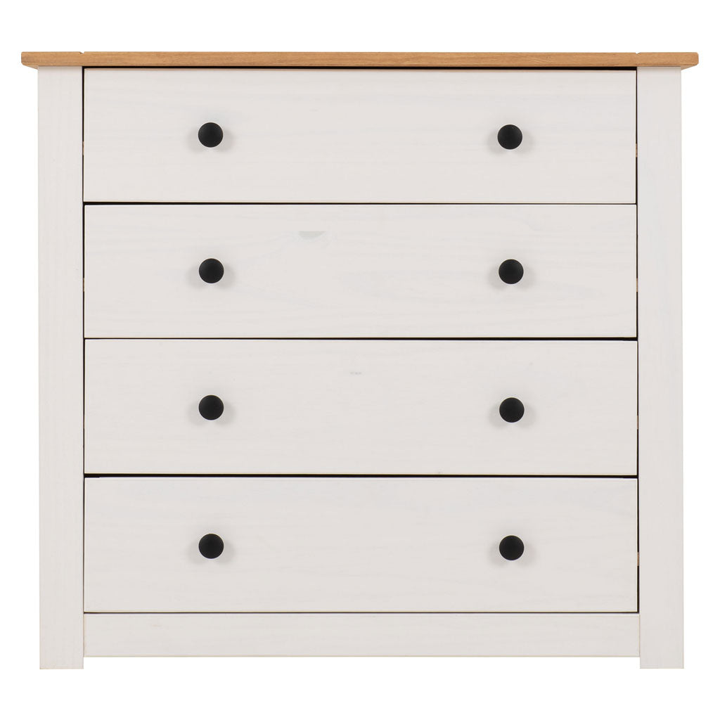 Wooden Chest Of 4 Drawers - Panama