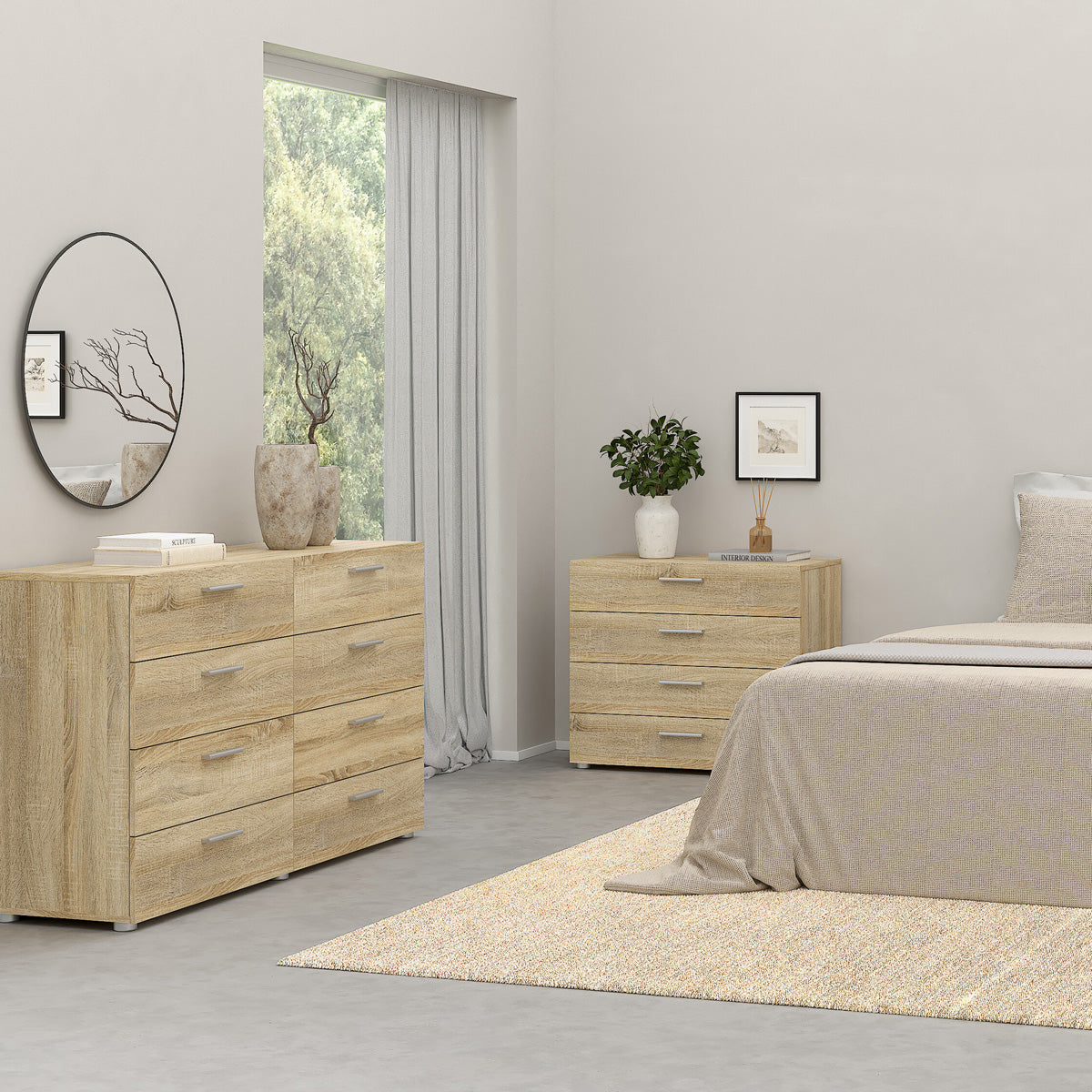 Wooden Chest Of 4 Drawers - Pepe