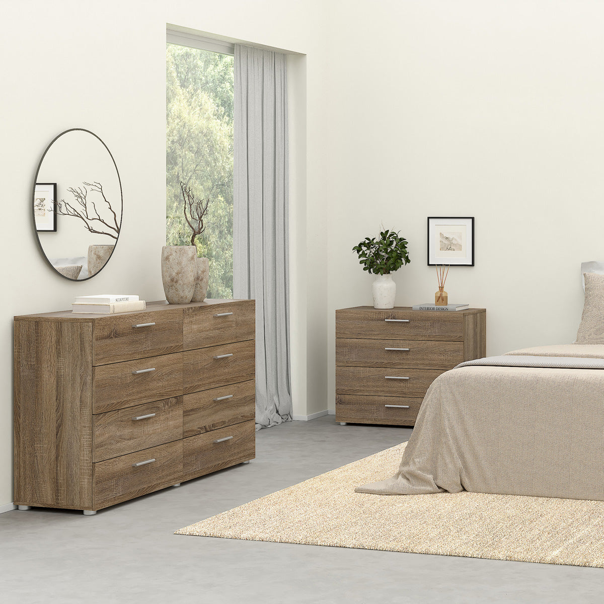 Wooden Chest Of 4 Drawers - Pepe