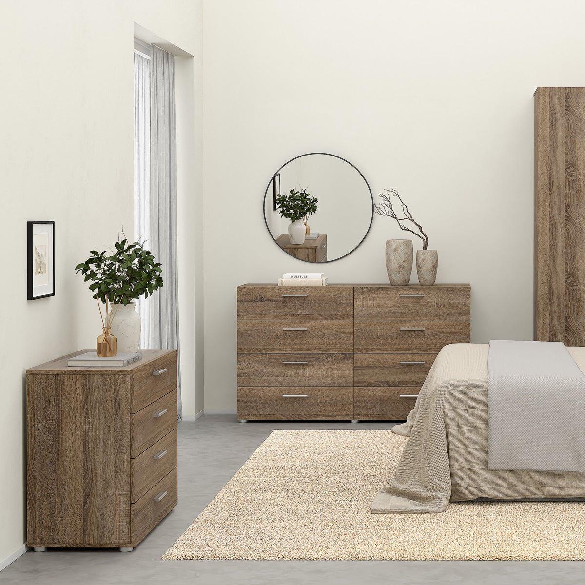 Wooden Chest Of 4 Drawers - Pepe