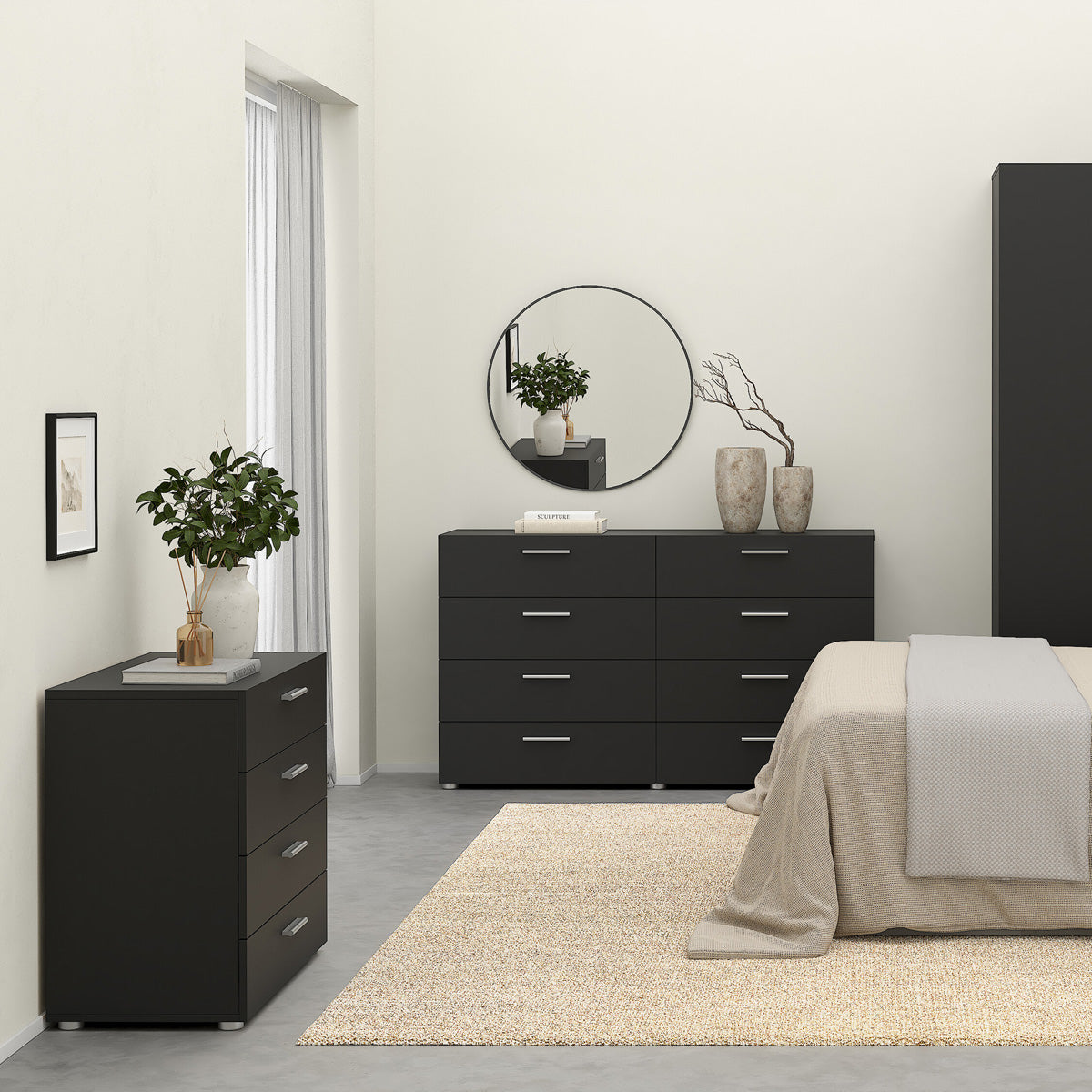 Wooden Chest Of 4 Drawers - Pepe