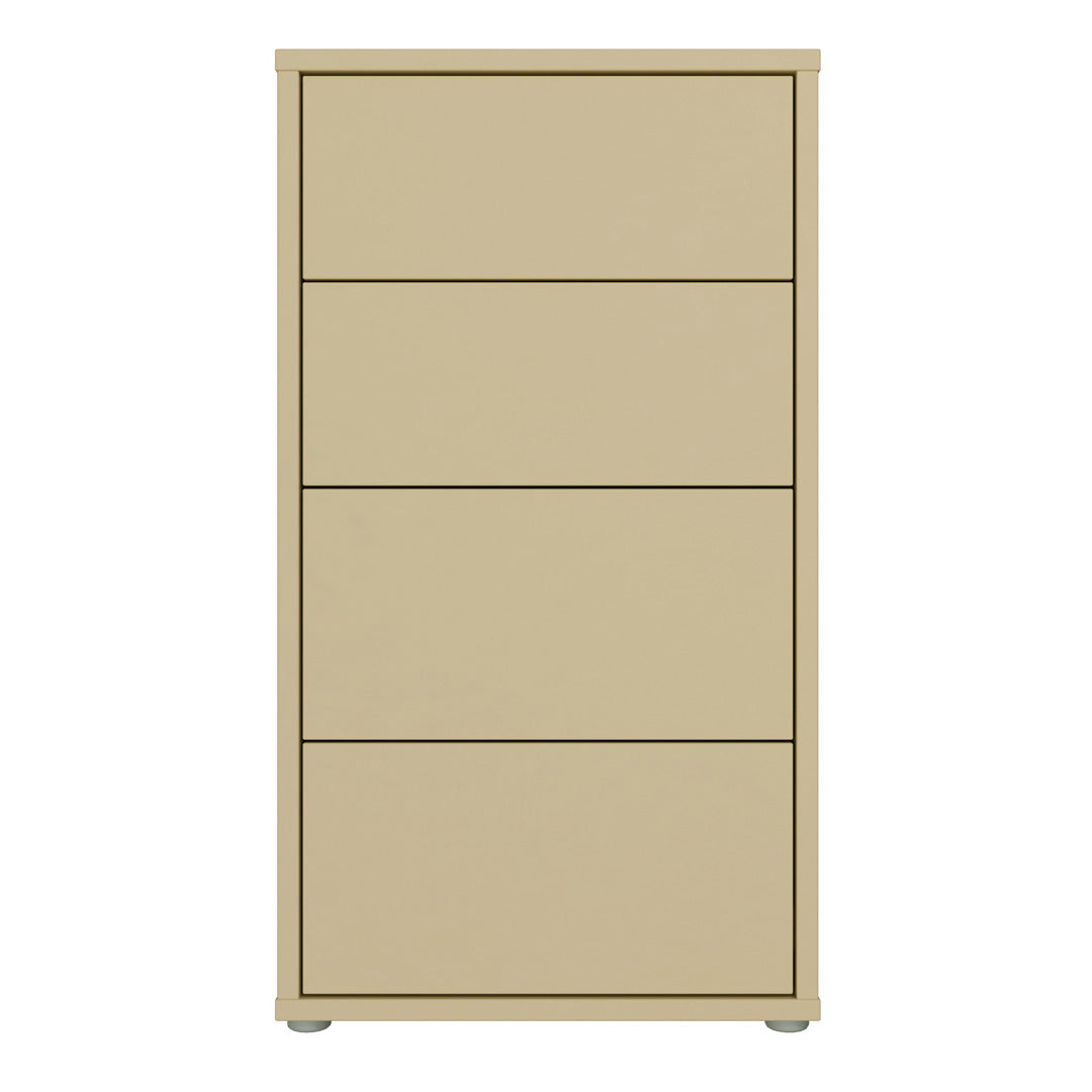 Wooden Chest Of 4 Drawers Tall - Alice Springs