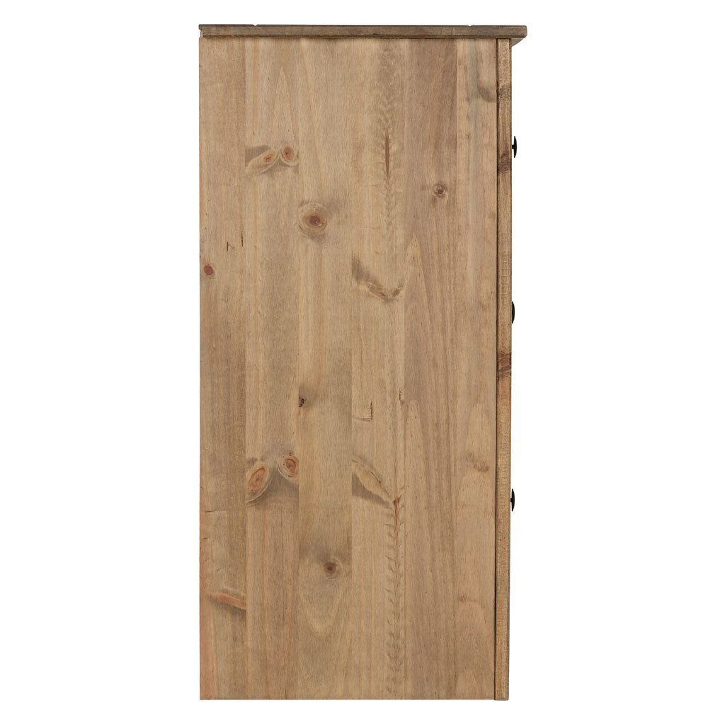 Wooden Chest Of 4 Drawers Tall - Panama