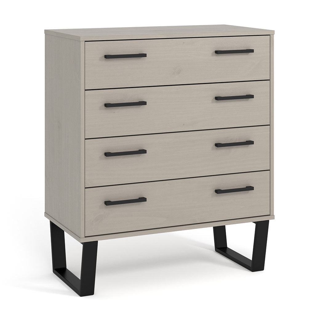 Wooden Chest Of 4 Drawers Wide - Texas