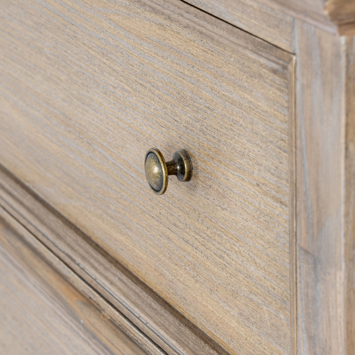 Wooden Chest Of 5 Drawers 90cm Wide - Delphine