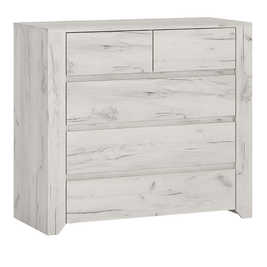 Wooden Chest Of 5 Drawers - Angel