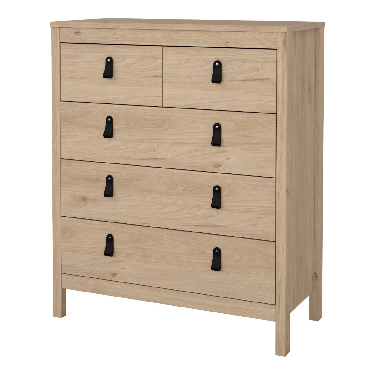 Wooden Chest Of 5 Drawers - Barcelona