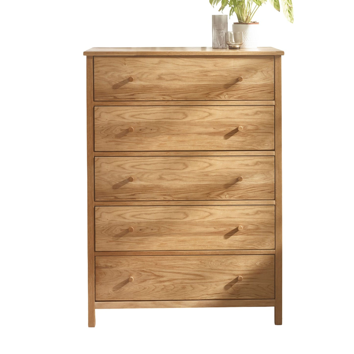 Wooden Chest Of 5 Drawers - Coxmoor