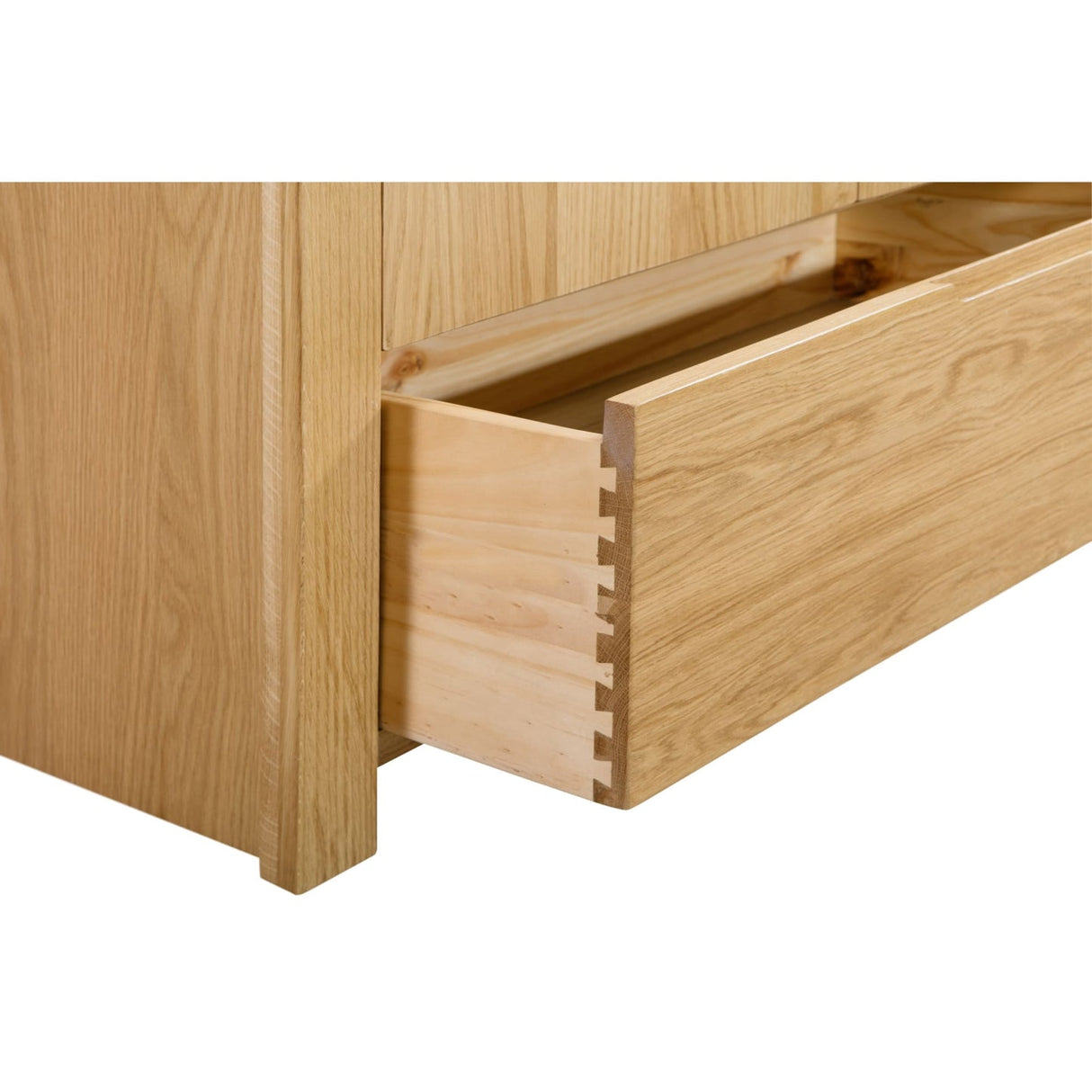 Wooden Chest Of 5 Drawers - Curve