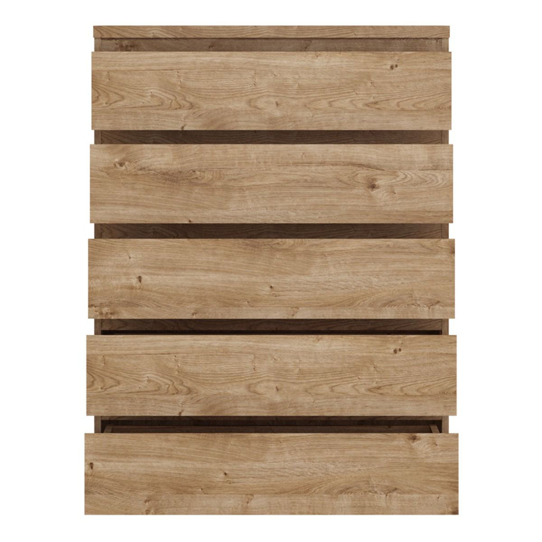 Wooden Chest Of 5 Drawers - Fribo