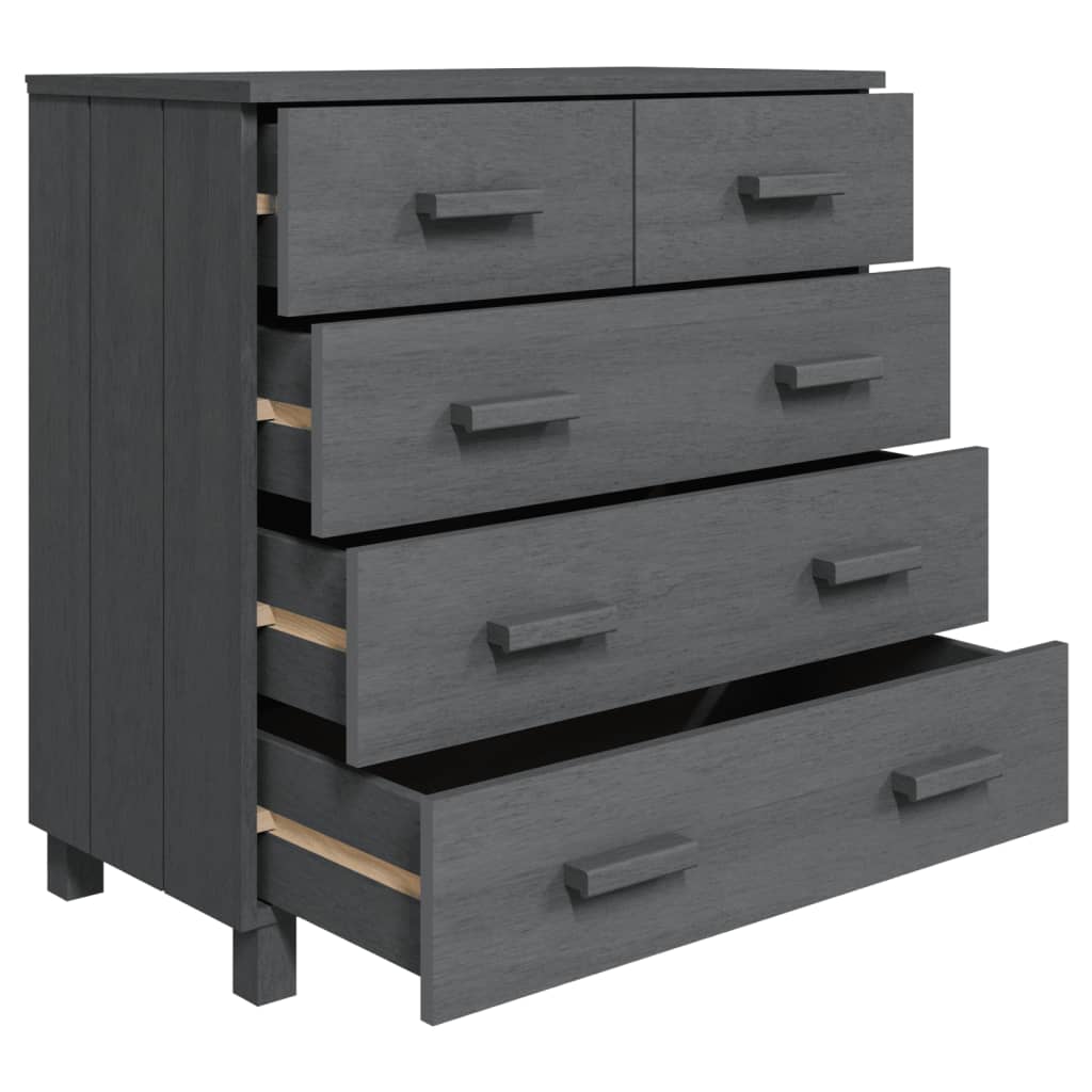 Wooden Chest Of 5 Drawers - Hamar