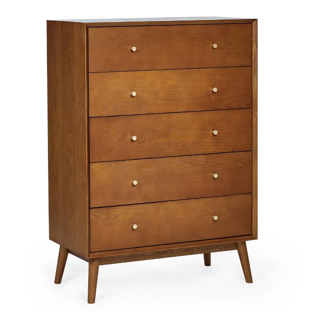 Wooden Chest Of 5 Drawers - Lowry