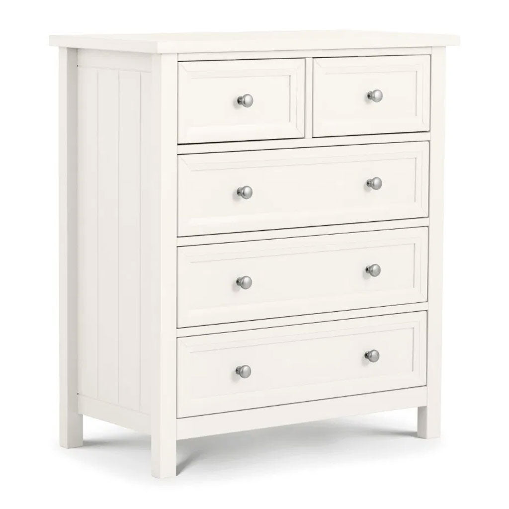 Wooden Chest Of 5 Drawers - Maine