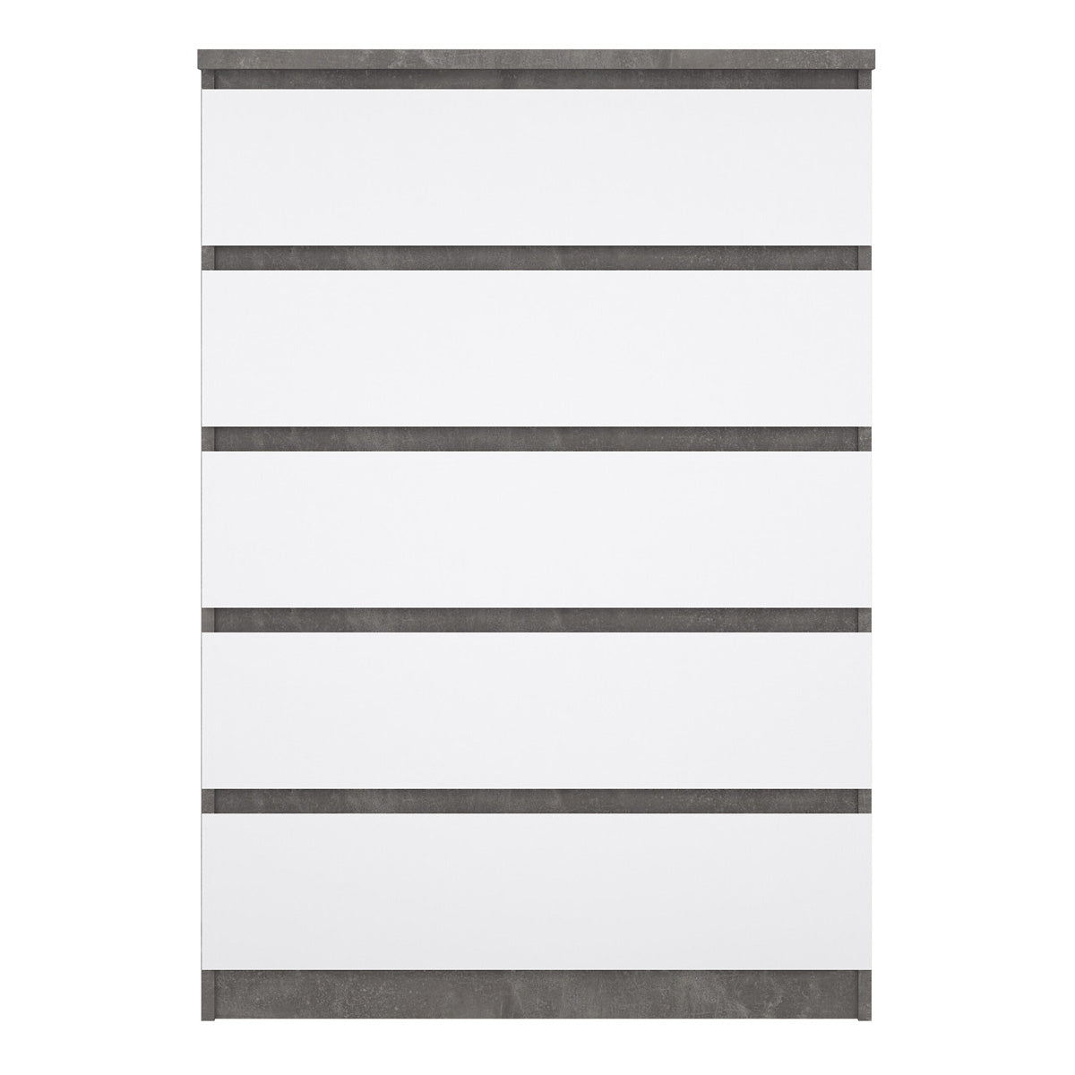 Wooden Chest Of 5 Drawers - Naia