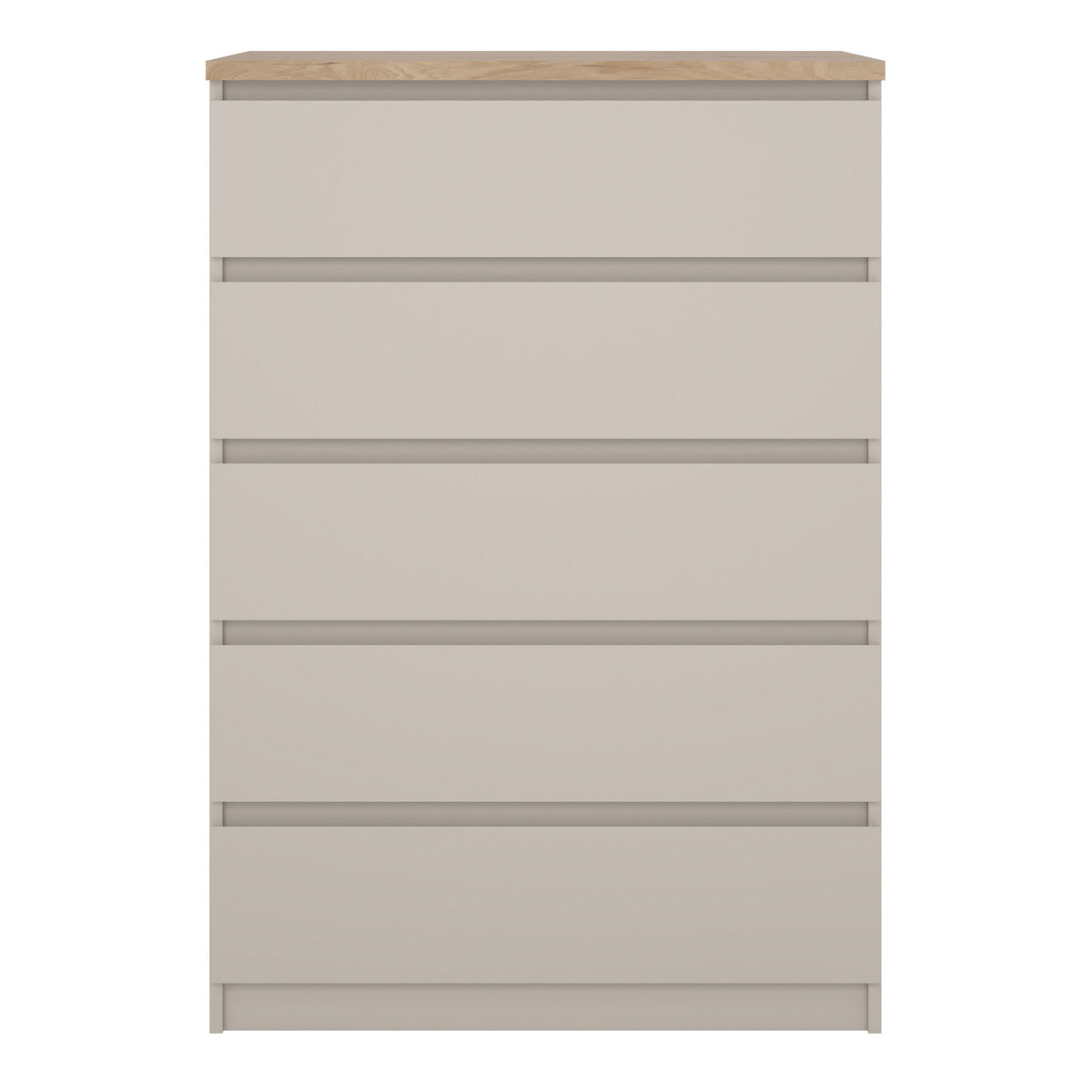 Wooden Chest Of 5 Drawers - Naia