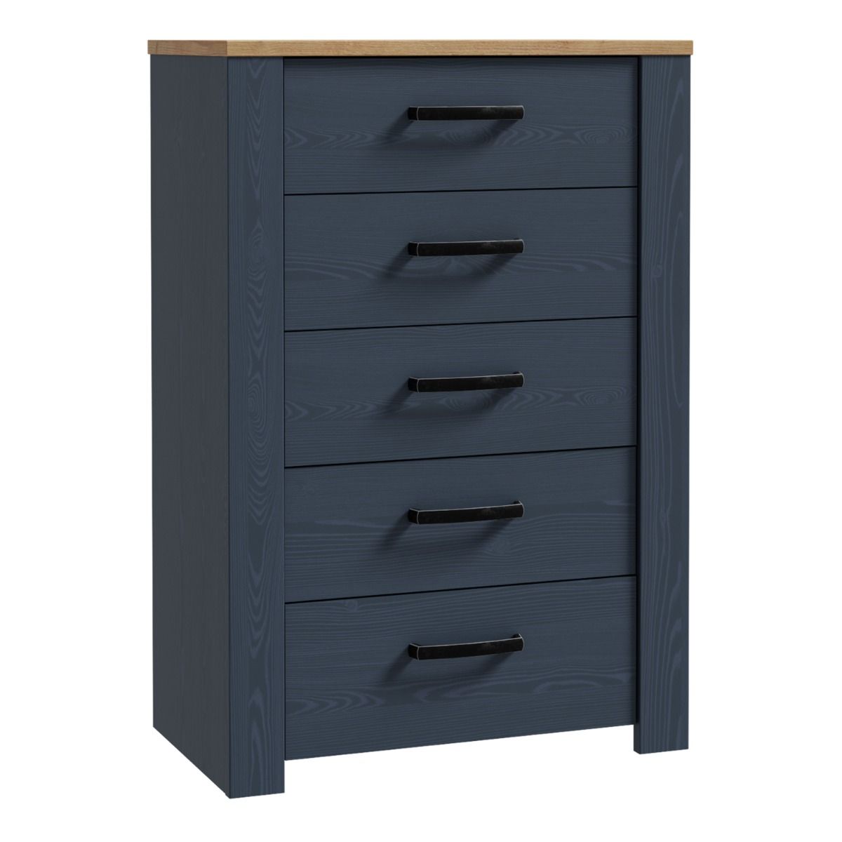 Wooden Chest Of 5 Drawers Narrow - Bohol