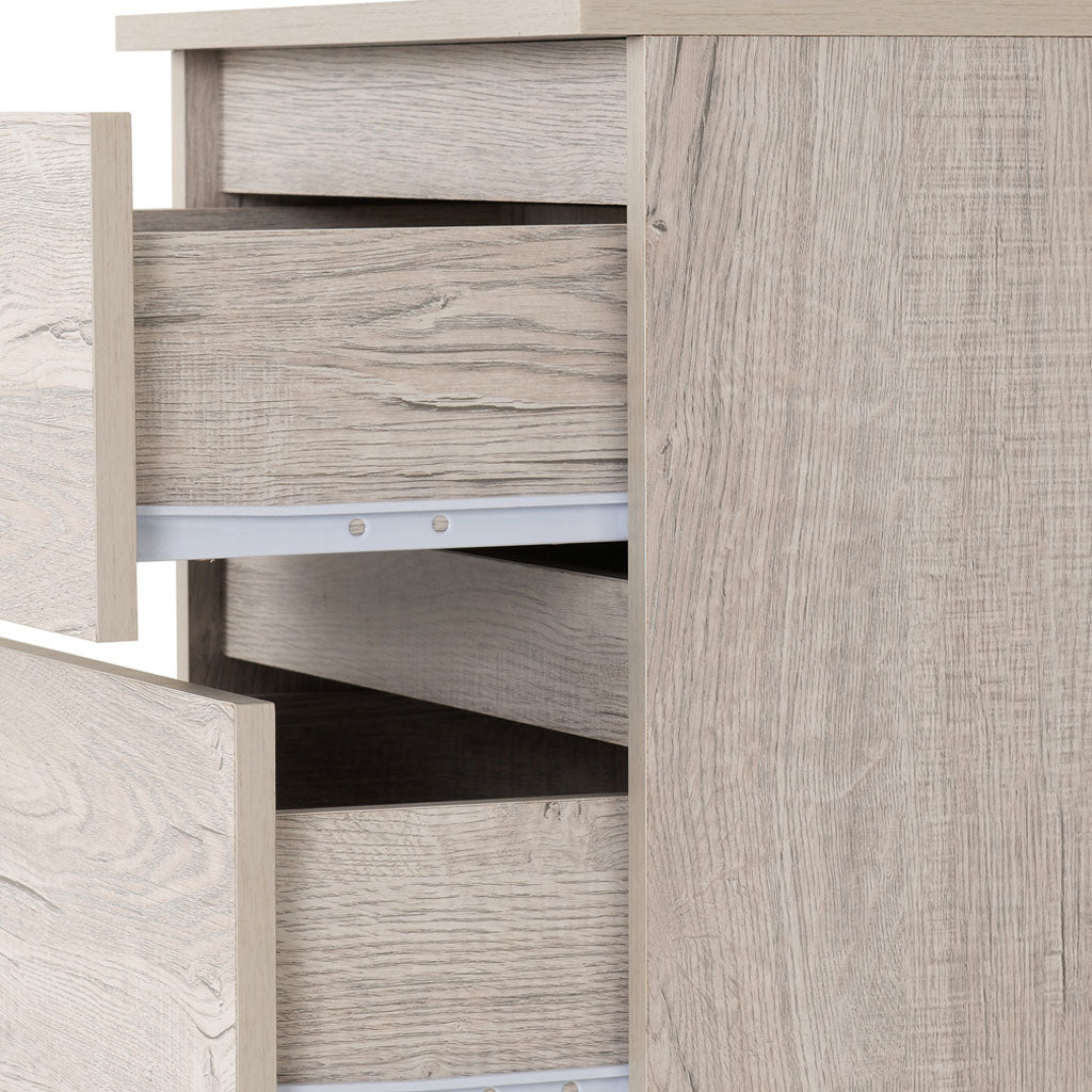 Wooden Chest Of 5 Drawers Narrow - Malvern