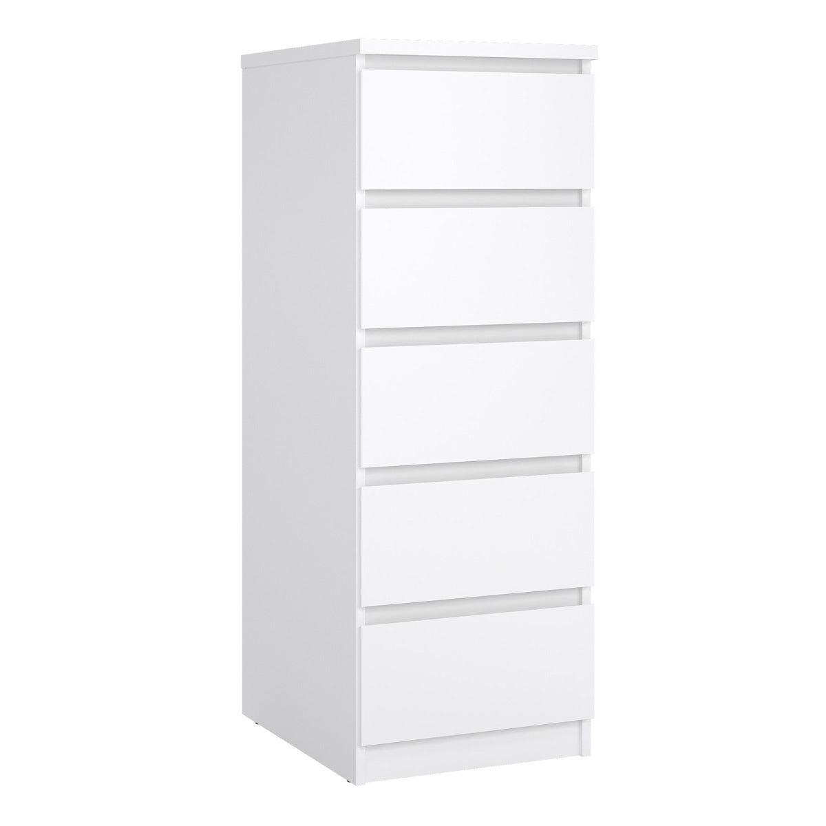 Wooden Chest Of 5 Drawers Narrow - Naia