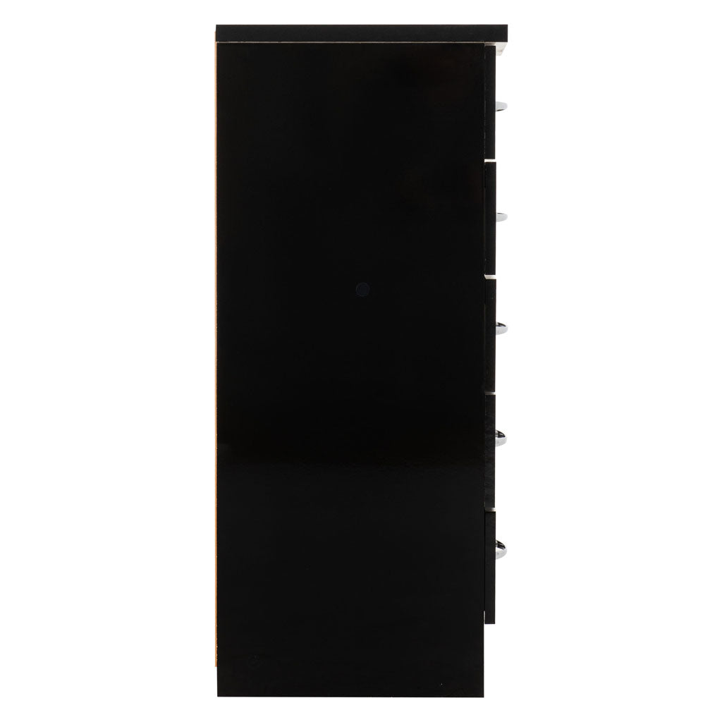 Wooden Chest Of 5 Drawers Narrow - Nevada