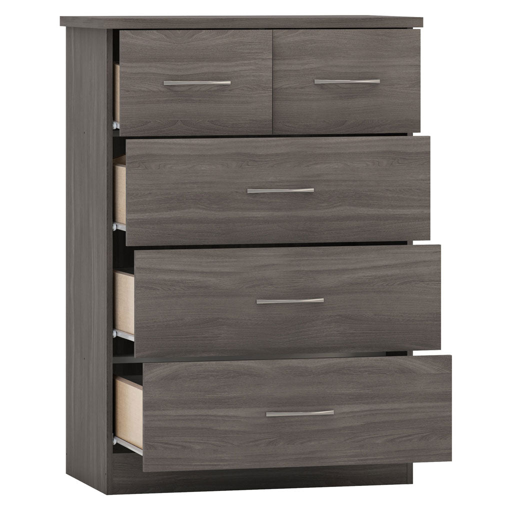 Wooden Chest Of 5 Drawers - Nevada