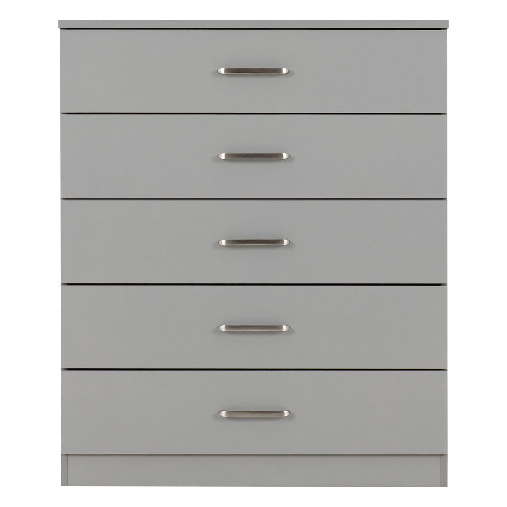 Wooden Chest Of 5 Drawers Wide - Dakota