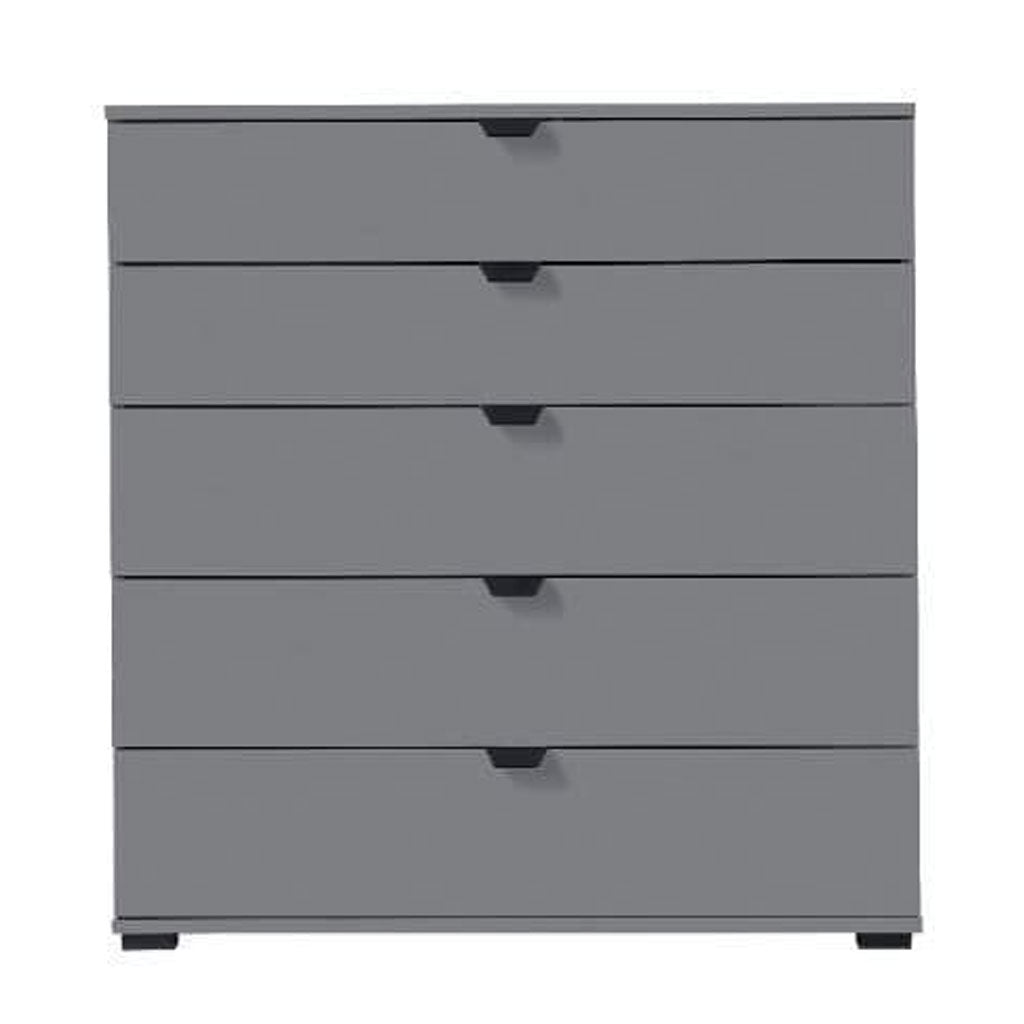 Wooden Chest Of 5 Drawers Wide - Valentine