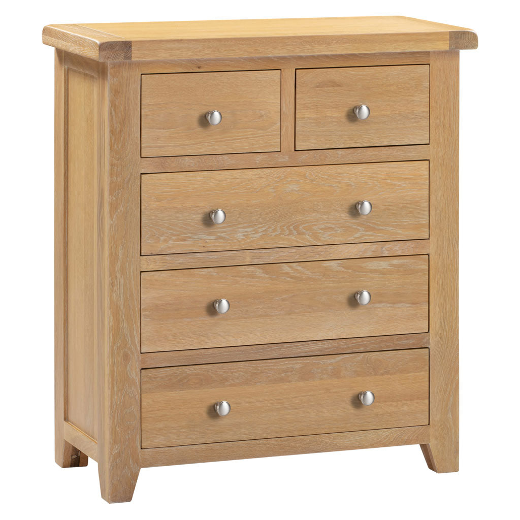 Wooden Chest Of 5 Drawers - Windsor