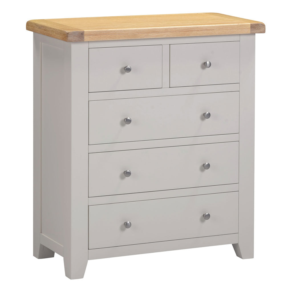Wooden Chest Of 5 Drawers - Windsor