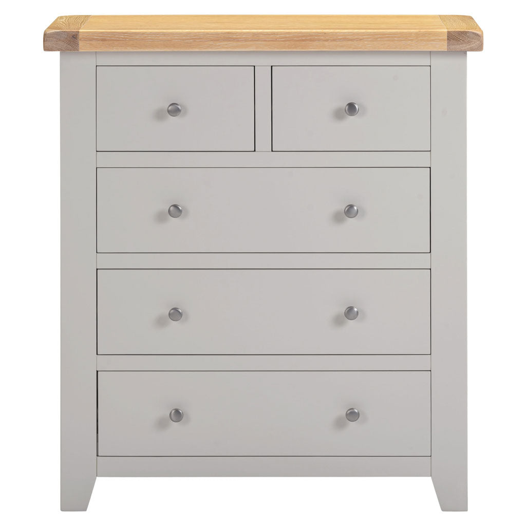Wooden Chest Of 5 Drawers - Windsor
