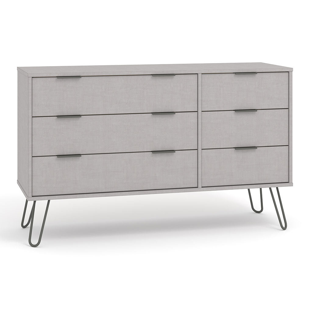 Wooden Chest Of 6 Drawers - Augusta