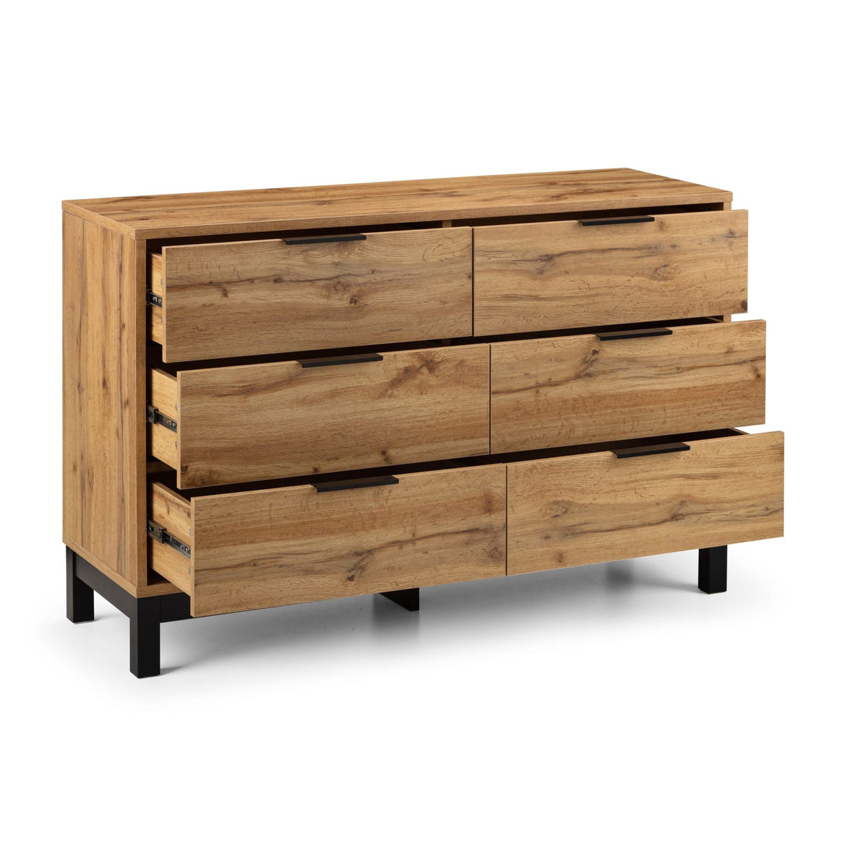 Wooden Chest Of 6 Drawers - Bali