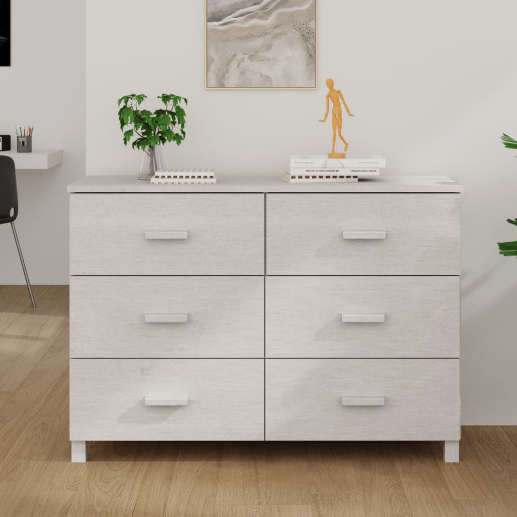 Wooden Chest Of 6 Drawers - Hamar