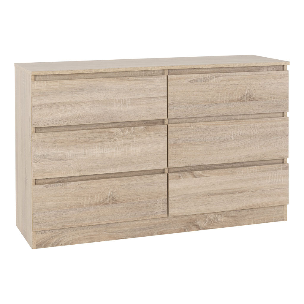 Wooden Chest Of 6 Drawers - Malvern